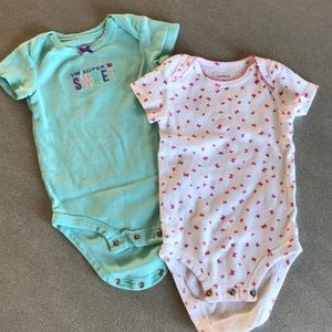 Set of two Carter’s onesies